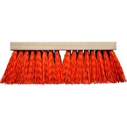 Pferd 16" Heavy Duty Street Broom - Safety Orange Fill, 5" Trim 89353